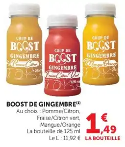 Super U BOOST DE GINGEMBRE offre
