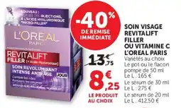 Super U L'ORÉAL PARIS REVITALIFT FILLER offre