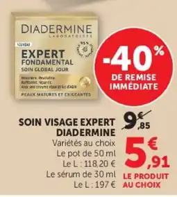 Super U DIADERMINE SOIN VISAGE EXPERT offre