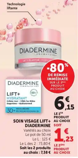 Super U Diadermine Soin visage lift+ offre