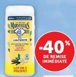 Super U LE PETIT MARSEILLAIS Lait de vanille offre