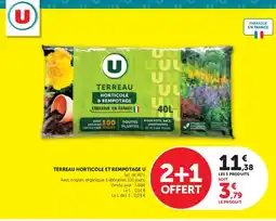 Super U U Terreau horticole et rempotage offre