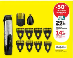 Super U BaByliss Tondeuse Barbe Lithium T812E offre