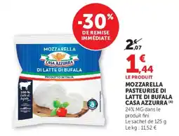 U Express CASA AZZURRA Mozzarella offre