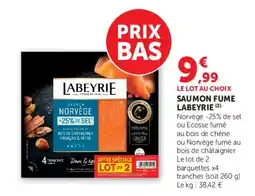 U Express LABEYRIE SAUMON FUME offre
