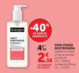 Hyper U Neutrogena Pureté Pamplemousse Gel Nettoyant offre