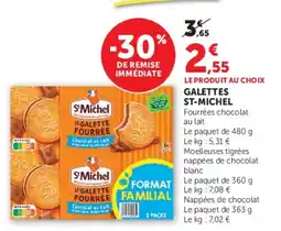 Super U St Michel Galette fourrée offre