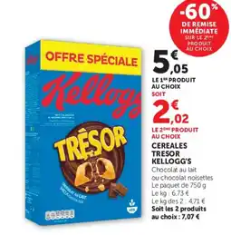 Super U Kellogg's Trésor offre