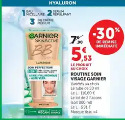 Hyper U Garnier Routine soin visage offre