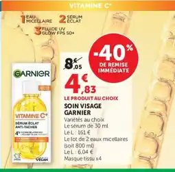 Hyper U Garnier soin visage offre