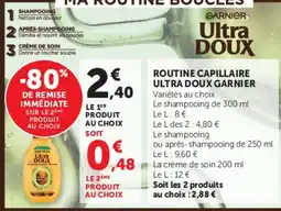 Hyper U Garnier Routine capillaire ultra doux offre