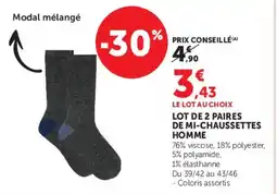 Hyper U Modal mélangé offre