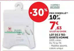 Hyper U essentiel TEE-SHIRTS offre