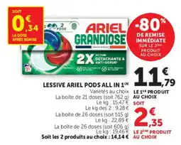 Hyper U ARIEL GRANDIOSE offre