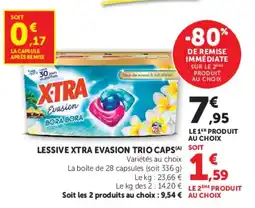 Hyper U XTRA Lessive Evasion offre