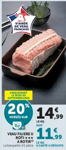 Hyper U VEAU FILIERE U offre