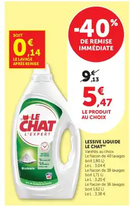 Super U LE CHAT L'EXPERT offre