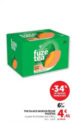 Super U fuze tea THE NOIR GLACE offre