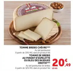 Hyper U ONETIK TOMME BREBIS CHÈVRE offre