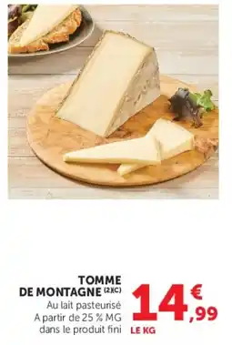 Hyper U TOMME DE MONTAGNE offre