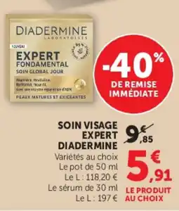 Hyper U Diadermine Soin Visage Expert offre