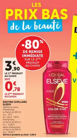 Hyper U L'ORÉAL PARIS ELSEVE offre