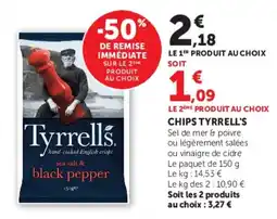 Hyper U Tyrrells chips offre