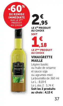 Hyper U MAILLE Vinaigrette offre