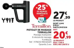 Hyper U Terraillon Pistolet de massage Terraillon offre