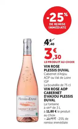 Hyper U Plessis-Duval Vin Rose offre