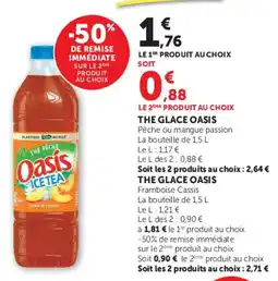 Hyper U Oasis Ice Tea offre