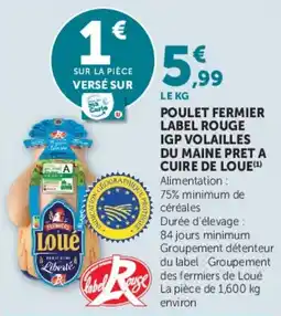 Hyper U Loué Poulet fermier offre