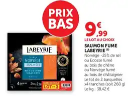 Hyper U Labeyrie Saumon fume offre