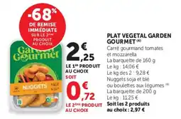 Hyper U Garden Gourmet Nuggets offre