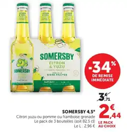 Hyper U SOMERSBY Citron & Yuzu offre