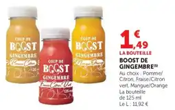 Hyper U COUP DE BOOST GINGEMBRE offre