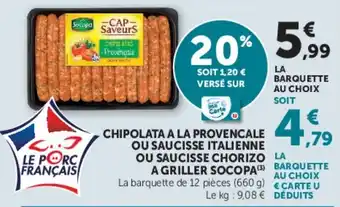 Socopa Chipolata à la provençale