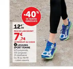 Hyper U Legging sport femme offre