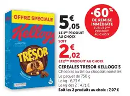 Hyper U Kellogg's TRÉSOR offre