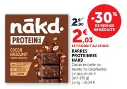 Hyper U NAKD Protein Bars offre