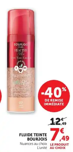 Hyper U BOURJOIS FLUIDE TEINTE offre