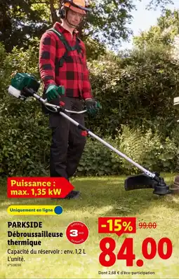 Lidl PARKSIDE Débroussailleuse thermique offre