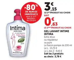 Hyper U Intima Gel lavant intime offre