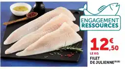 Hyper U FILET DE JULIENNE offre