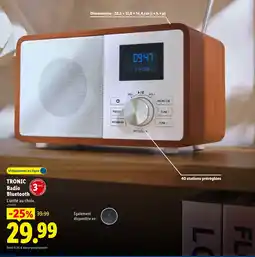Lidl TRONIC Radio Bluetooth offre