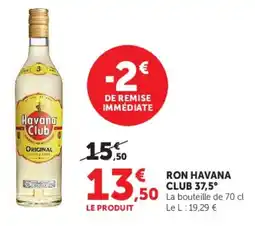 Hyper U Havana Club Ron offre
