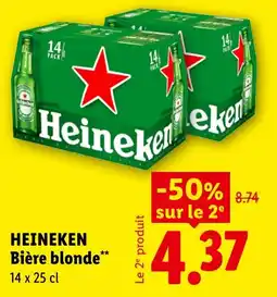 Lidl Heineken Bière blonde offre