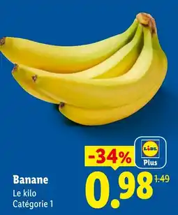 Lidl Banane offre