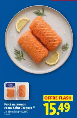 Lidl Farci au saumon et aux Saint-Jacques offre