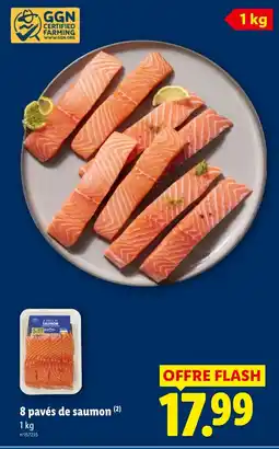 Lidl 8 pavés de saumon offre